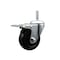 Service Caster 4 Inch Soft Rubber Wheel Swivel 58 Inch Threaded Stem Caster Total Lock Brake SCC SCC-TSTTL20S414-SRS-58212 - alternate 1